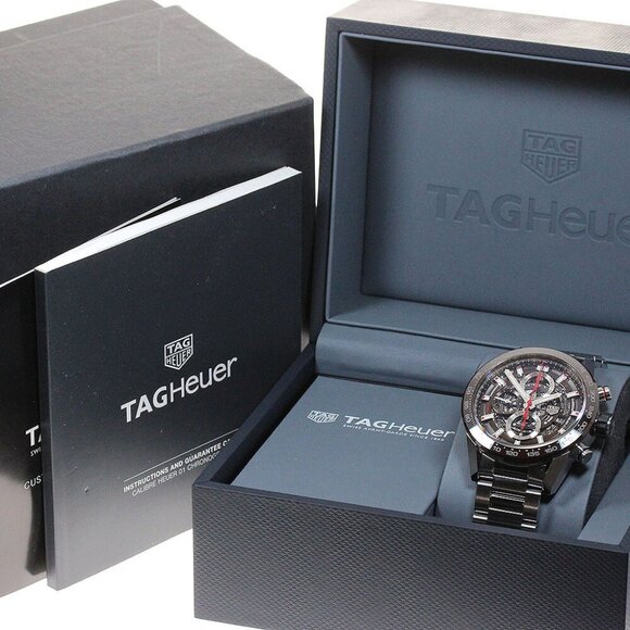 TAG HEUER Carrera CAR201U-0 Cal. Heuer 01 Chronograph AT Men's Watch_849327 - Picture 1 of 7